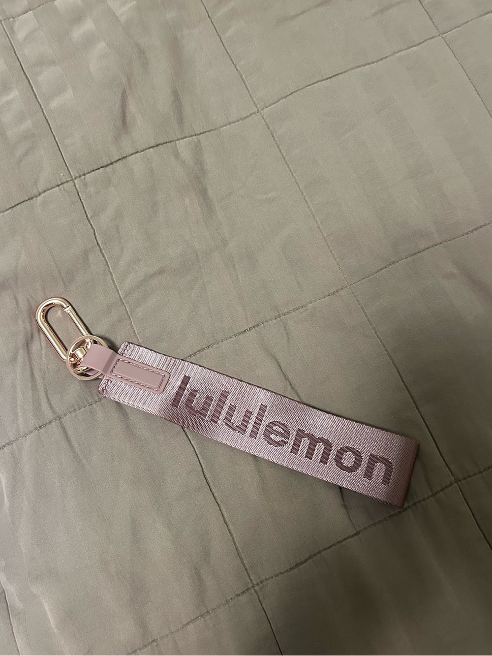 Lululemon Never Lost Keychain
